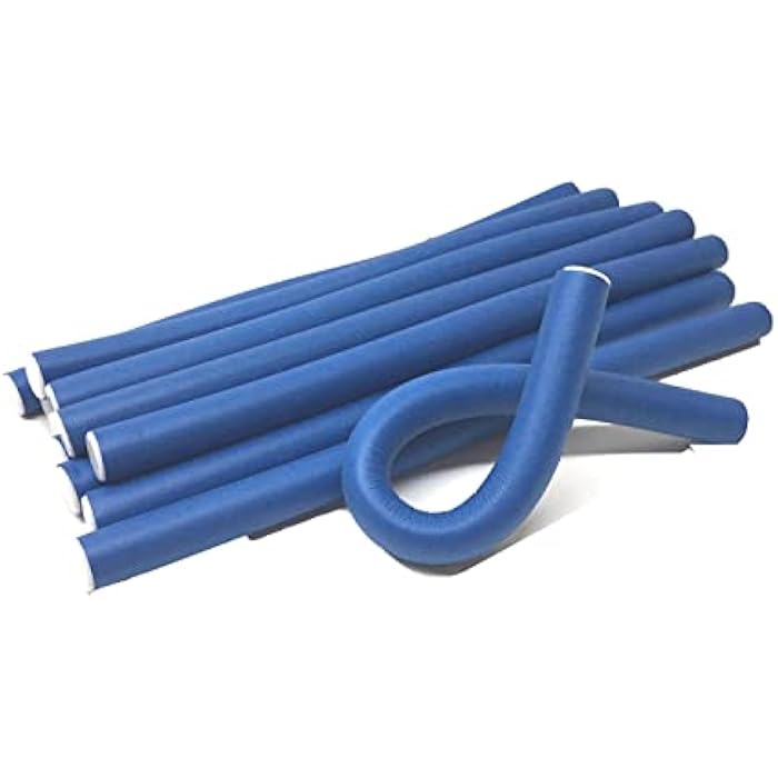 MEPOINT Flexible Foam Curling Rods,Twist Foam Hair Rollers,Soft Foam No Heat Hair Rods Curlers Home Use for Women Girls Long and Short Hair to Sleep– 6 Pack - Image 1